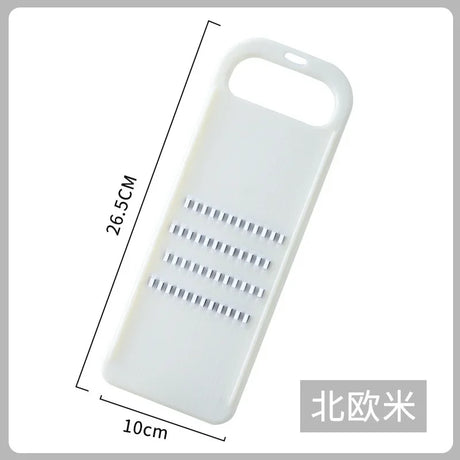 Carvallo GripRasp Pro Grönsakshackare Rostfritt stål med handtag | Manuell & skarp | För potatis, morötter, gurkor Carvallo