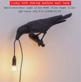 Fågel Lamp – Elegant LED Vägglampa för Hem & Dekor Carvallo