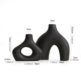 NestForm – Moderna Rent Linjer Rund Vas med Elegant Form Carvallo