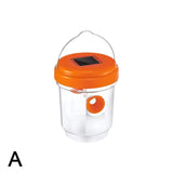 Carvallo Solar | Återanvändbar getingfälla med soljus | Dubbel ingångsöppning | För trädgård, balkong och terrass Carvallo