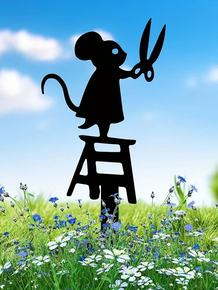 Carvallo FerroCharm | Klassisk metalldesign | Med jordspett | För trädgård, staket & terrass Carvallo