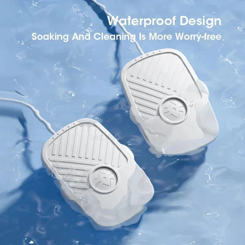 Carvallo-Gemüsewascher AquaPura | Högfrekvensrengöring | Trådlös & IPX7 Vattentålig | Kompakt & bärbar | < 4 L Kapacitet Carvallo