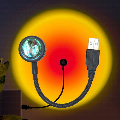USB LED-lampa för omgivningsbelysning-Lights-bellasverige-Enfärgad-Röd-Hemnix