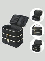 Carvallo LAVUÉ Paris | 3-lager & extra mycket förvaringsutrymme | Vattentålig & Bärbar | För resor & vardag Carvallo