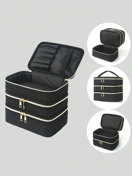 Carvallo LAVUÉ Paris | 3-lager & extra mycket förvaringsutrymme | Vattentålig & Bärbar | För resor & vardag Carvallo