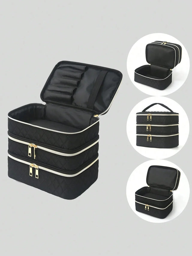 Carvallo LAVUÉ Paris | 3-lager & extra mycket förvaringsutrymme | Vattentålig & Bärbar | För resor & vardag Carvallo