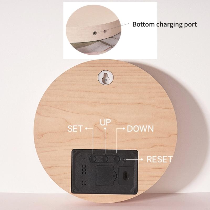 Carvallo - Modernt Digitalt Träur med Smart Skärm Carvallo