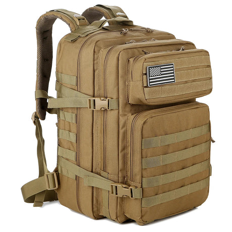 Ryggsäck Camo Tactical 45L Militärryggsäck Carvallo