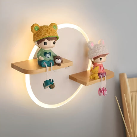 StarryCharm Light - Nordisk Kreativ LED Sänglampa för Barn Carvallo