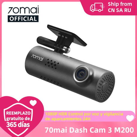 Carvallo Auto 1080P | Röststyrning & Nattseende | 24h Parkeringsövervakning | GatuVakt M200 WiFi Carvallo