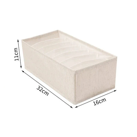 Carvallo Lådor Organizer | För underkläder, BH:ar & strumpor | Fällbar förvaringslåda | Ordning i garderoben Carvallo