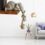 OllyLift – Elephants familj staty med symbolisk design och skulpturell charm Carvallo