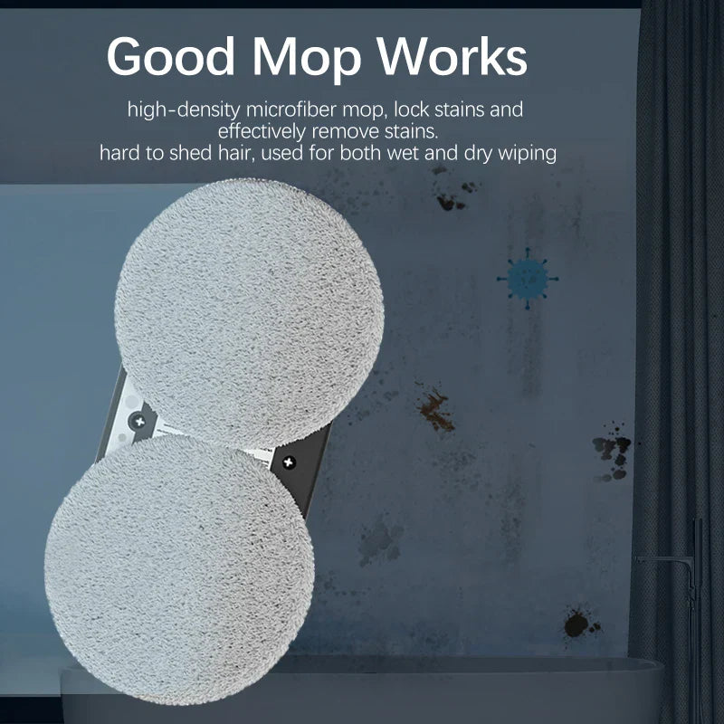Carvallo Fönsterputsrobot | 5600Pa sugkraft | Säker & Effektiv | Med fjärrkontroll & säkerhetslina Carvallo