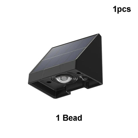 Carvallo Solar Vägglampa Utomhus | Automatisk Ljus vid Mörker | IP54 Vattentät | LED Varmvit | För Trädgård & Balkong Carvallo