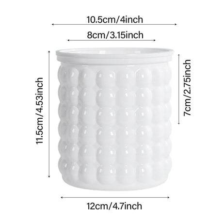 Carvallo Hydroponisk Blomkruka | Självbevattnande & Modern | För Inomhusväxter | 3-pack Carvallo