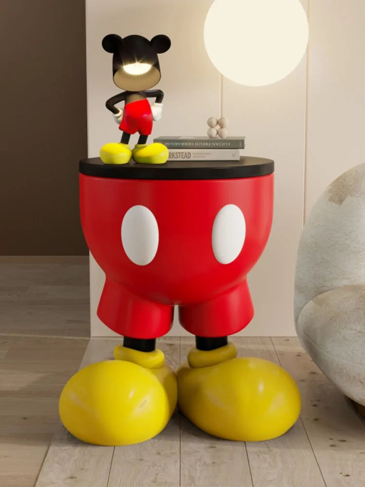 Mickey Mouse Förvaringspall – Praktisk och Glad Förvaringslösning för Barn Carvallo