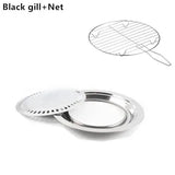 Carvallo Grill Rökfri Grillpanna | Non-stick & Rostfritt stål | För Gas-, El- & Keramikspisar | Ø 30 cm Carvallo
