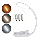 Carvallo 7 LED Lampa för läsning | USB uppladdningsbar | 3 färgtemperaturer & 9 ljusstyrkenivåer | Flexibel & skonsam för ögonen Carvallo