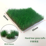 Carvallo GreenTuft modellgräs-buskar 1 styck | 16 mm höjd | För dioramor, sandlådor & modellbygge Carvallo