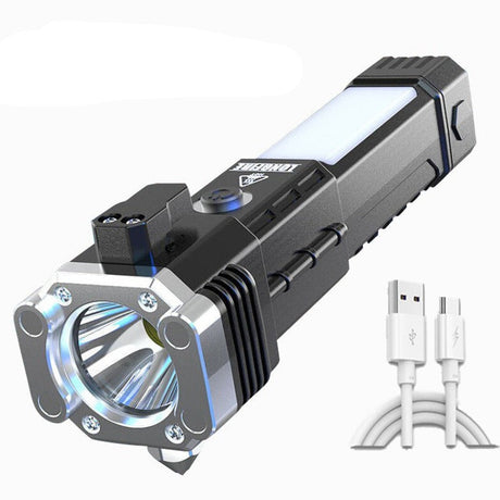 Säkerhetshammare LED-fackla-Electronics-Hemnix-Silver-Hemnix