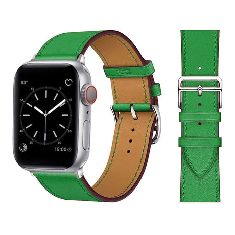 APPLE WATCH SYNTETISKT LÄDERREM-Watches for Women-Hemnix-Grön-38mm or 40mm 41mm-Hemnix
