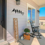 Birdsong Väggdekoration – Stämningsfulla Sittande Fåglar Carvallo