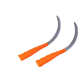 Carvallo ogräs skära i rostfritt stål | Tandad skärkant | För skörd & trädgårdsarbete | 30 cm Carvallo