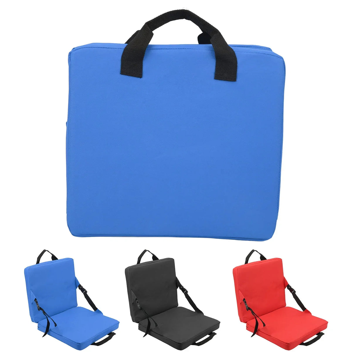 Carvallo Klappstol med ryggstöd | Polstret sittkudde | Kompakt & Bekväm för stadion, strand & park Carvallo