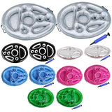 Carvallo | Uppblåsbar dryckeshållare pool | Anti-tipp design | För burkar & flaskor Carvallo