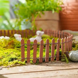 Carvallo Miniature Wooden Fence for Fairy Garden & Decor | 1 Piece | For Flower Pots, Mini Landscapes & Room Decor | Natural Decor for Home & Garden Carvallo