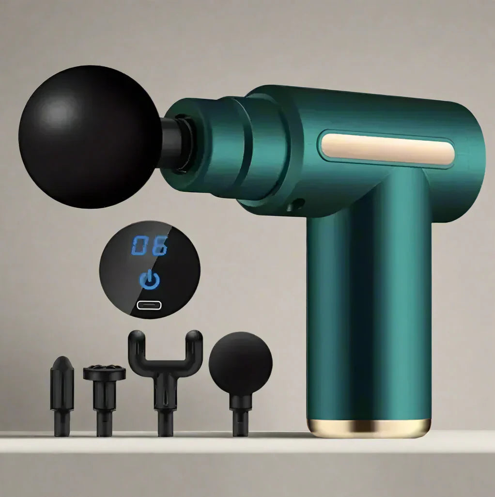 Royaleva Mini Muscle Massage Gun – Bärbar Handhållen Perkussion Massager för Djupvävnadsavlastning Carvallo