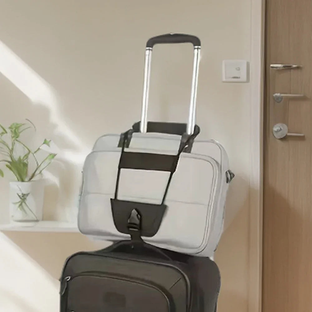 Carvallo Bagagebälte | Elastiskt resespännrem | Justerbar & Stabil | För extra bagage & handväskor Carvallo