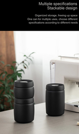 Royallure Stålkontainer med vakuum för kaffe, te och kök Carvallo