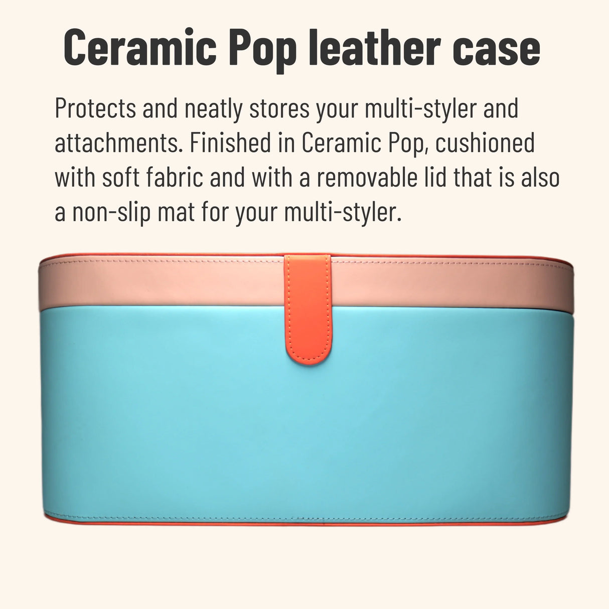 Carvallo-Stylingverktyg GlamAir 5-i-1 Pro | Hårfön, Locktillsats & Stylingborstar | För volym, släthet & vågor | EU-kontakt Carvallo