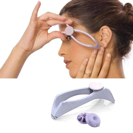Precisionshårborttagare för ansiktet - Fjäderspiral-epilator för slät hud MILA Sverige