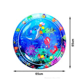 Carvallo | Interaktiv vattenspelmatta för katter och hundar | Svalkande sommar-spelmatta | Upplåsbar och bärbar | 65 cm / 100 cm Carvallo