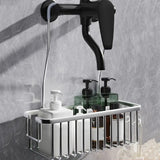 Carvallo AeroRack Hängande Duschhylla av Aluminium | Rostfri Duschhylla med Krok | Stor Kapacitet för Schampo & Badaccessoarer Carvallo