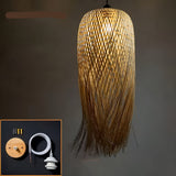 Handvävd bambus hänglampa – Belysning för tehus, restaurang och hotell Carvallo