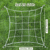 Carvallo Net | Elastiskt klätternät med krokar | 10 × 10 cm maskor | För växthus, växter och hydroponik Carvallo