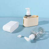 Carvallo Reseflaskor Set 2-i-1 | 100 ml Kombiflaske med tratt & etiketter | För schampo, duschgel, lotion | Läcksäker & TSA-godkänd Carvallo