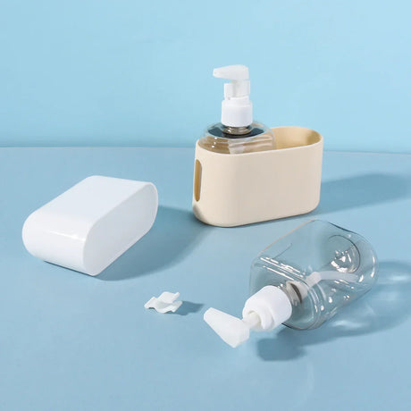 Carvallo Reseflaskor Set 2-i-1 | 100 ml Kombiflaske med tratt & etiketter | För schampo, duschgel, lotion | Läcksäker & TSA-godkänd Carvallo