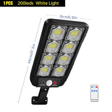 Carvallo LUMISUN Pro | 100/200 LEDs | IP65 Vattentålig | Rörelsesensor & Fjärrkontroll Carvallo