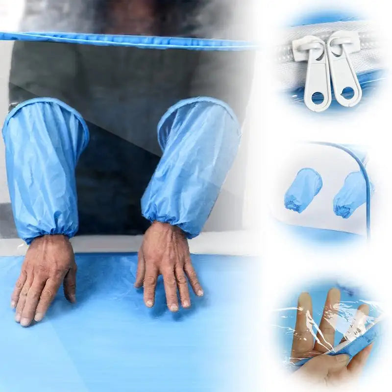 Carvallo MycoCube 91 | Transparent PVC-växthus | Fällbar & Lufttät | 91x59x58 cm Carvallo