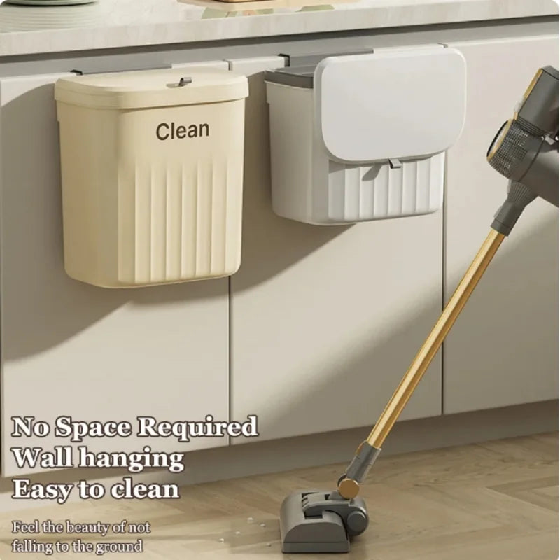 Carvallo köksavfallskorg | 8,5L / 12L | Väggmontering & Hängande | Med eller utan lock | För skåpdörr & Underbyggnad Carvallo