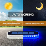 Carvallo-trappbelysning LumaStep | IP68 Vattentät | 30 LEDs | Varm-/Kallvit/Blå | För Terrass, Staket & Utomhus Carvallo