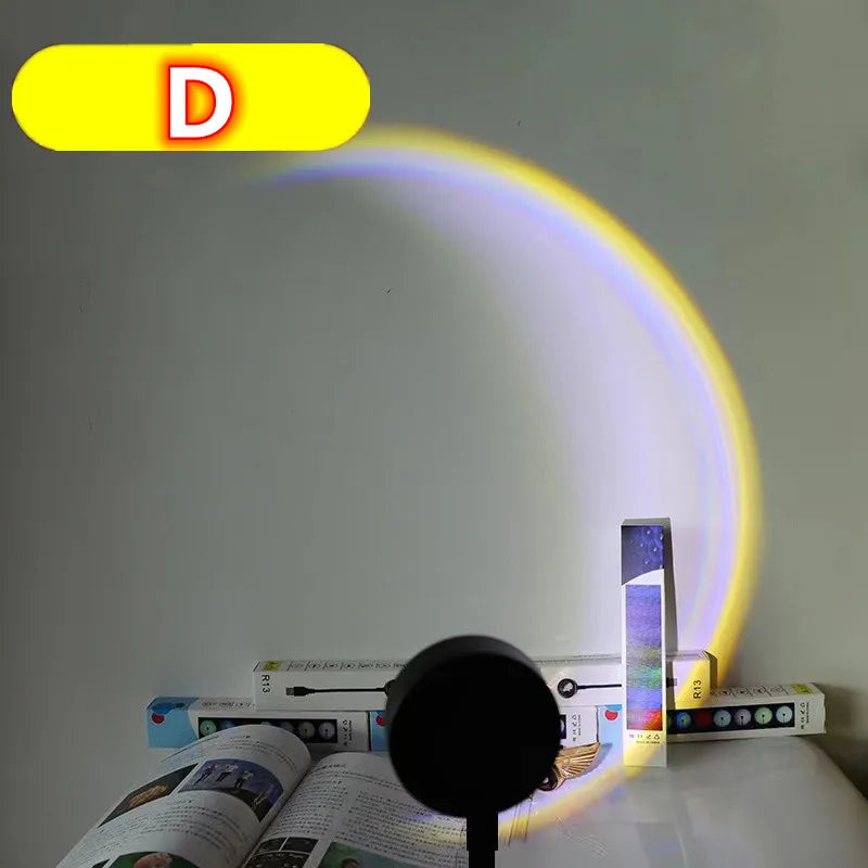 Färgglad LED-nattlampa - Ambient belysning för hemmet Carvallo