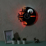 StarWarsVinyl - Dekorativ LED Väckarklocka för Sovrum och Vardagsrum Carvallo