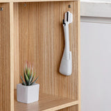 Carvallo- & Fugenbürste DustLine DuoBrush | 2-i-1 rengöringsborste med mini-handfej | För Carvallo, tangenter & springor | 19×5 cm Carvallo