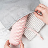 Carvallo tandbørsteetui | Bærbar opbevaringsbeholder til tandpasta & børste | Kompakt & hygiejnisk | Til rejser & udendørs Carvallo