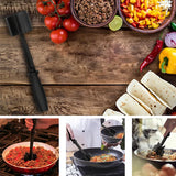 Carvallo Köttkrossare Kökshjälpmedel | BPA-fri & Non-stick | Ergonomisk hackspatel för köttfärs & grönsaker Carvallo